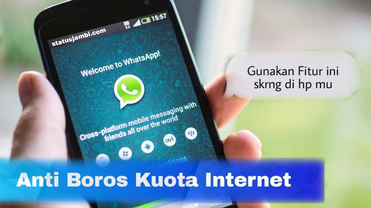 cara whatsapp tidak boros kuota