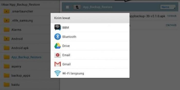 Cara Mengirim File Aplikasi Yang Sudah Terinstal Cara Mengirim File Aplikasi Yang Sudah Terinstal