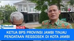 Ketua BPS Provinsi Jambi Tinjau Pendataan Regsosek di Kota Jambi