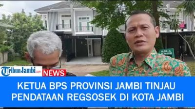 Ketua BPS Provinsi Jambi Tinjau Pendataan Regsosek di Kota Jambi