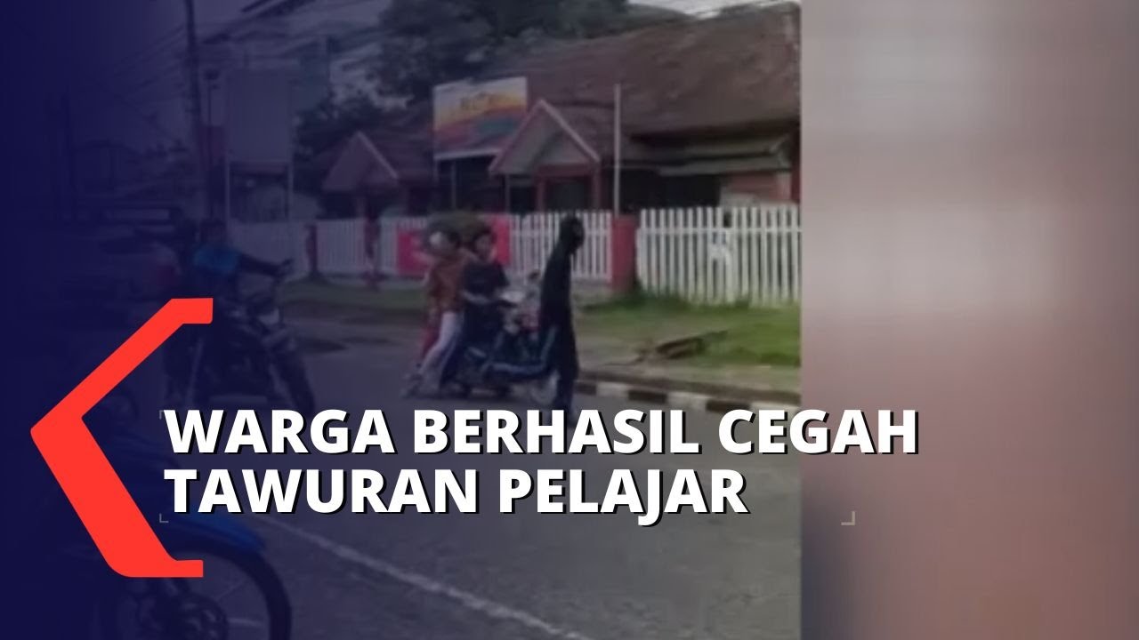 Warga di Jambi Berhasil Cegah Tawuran Antar Pelajar!