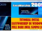 Tutorial Install EasyWorship 2009