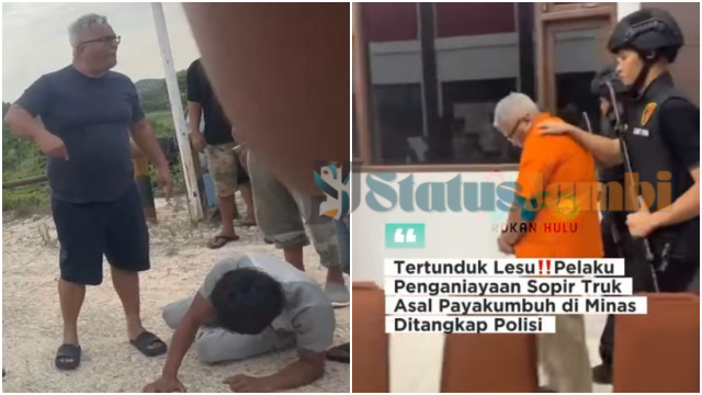 Bakar Truk dan Aniaya Supir, Polres Siak Tangkap 'Raja Minas' Jaik Uban