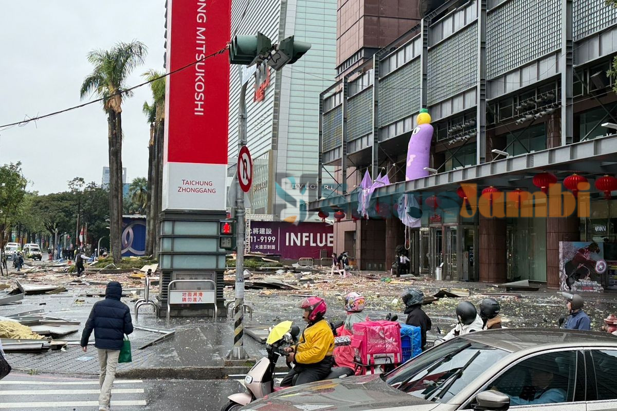 Ledakan Dasyat Pusat Mall Taiwan, Korban Tewas Menjadi 4 Orang