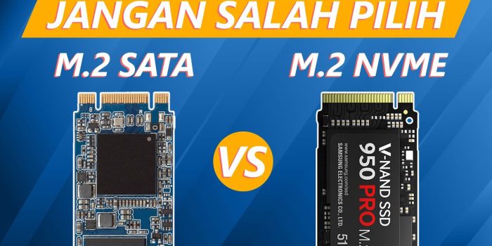 Inilah Perbedaan SSD M2 Sata dan SSD M2 NVMe